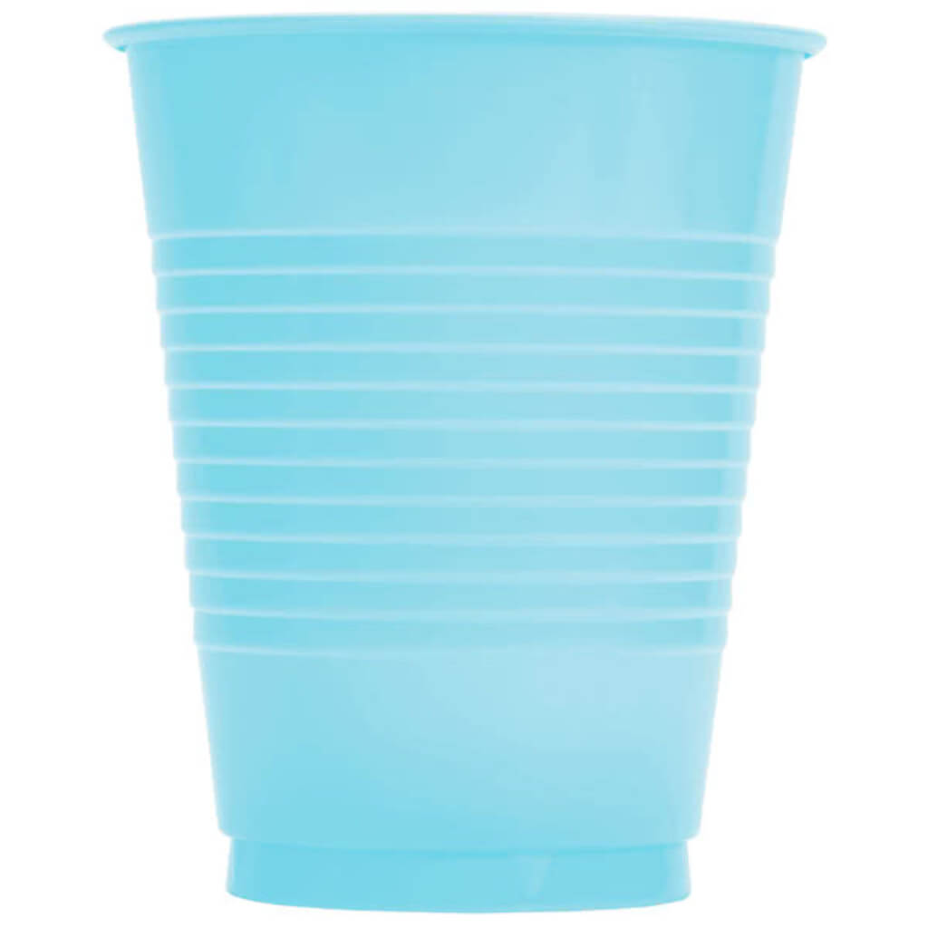 Plastic Cups 16oz 20ct, Pastel Blue 