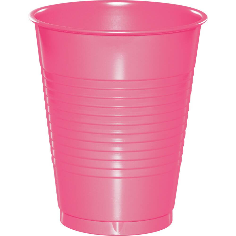 Plastic Cups 16oz, 20ct, Candy Pink 