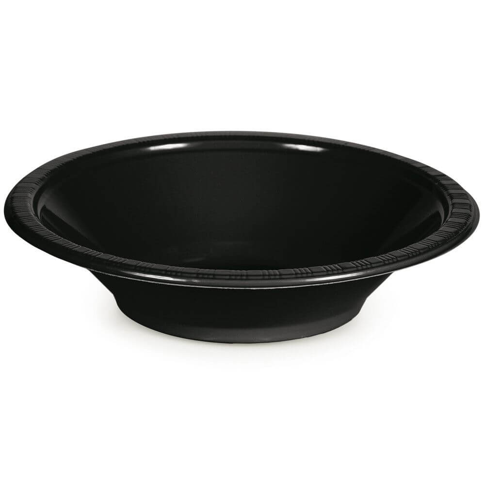 Plastic Bowl 12oz, Black Velvet 