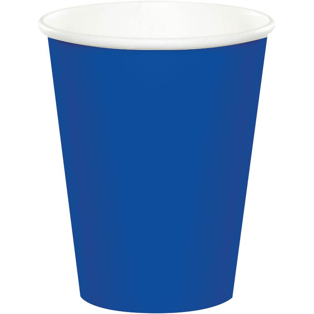 Paper Cup 9oz 24ct, Cobalt 