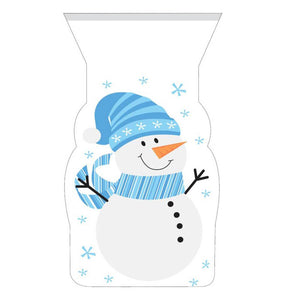 Snowman Cellophane Bag