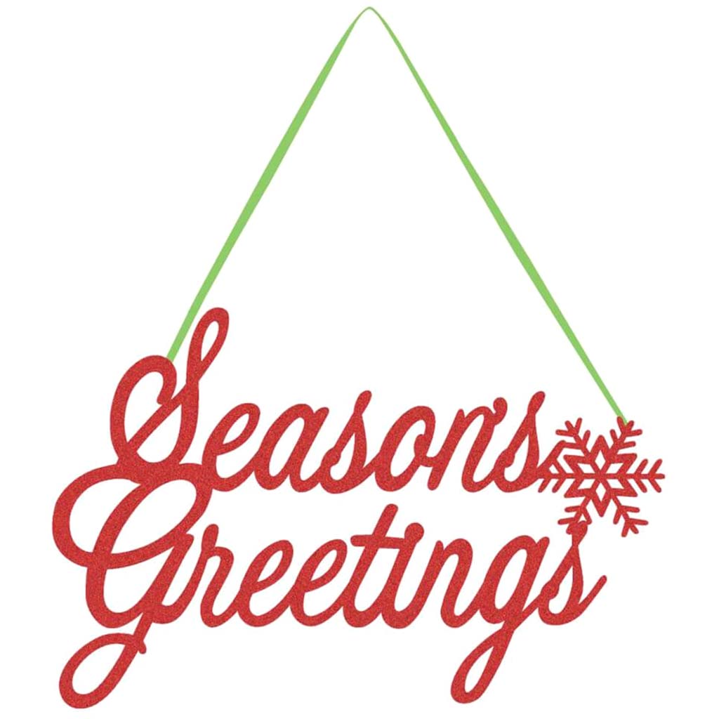 Glitter Sign, Happy Holidays 