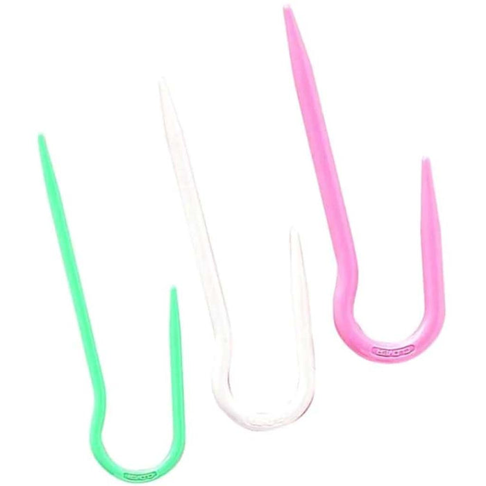 U Cable Stitch Holders 3.5in 3pkg Small, Medium & Large