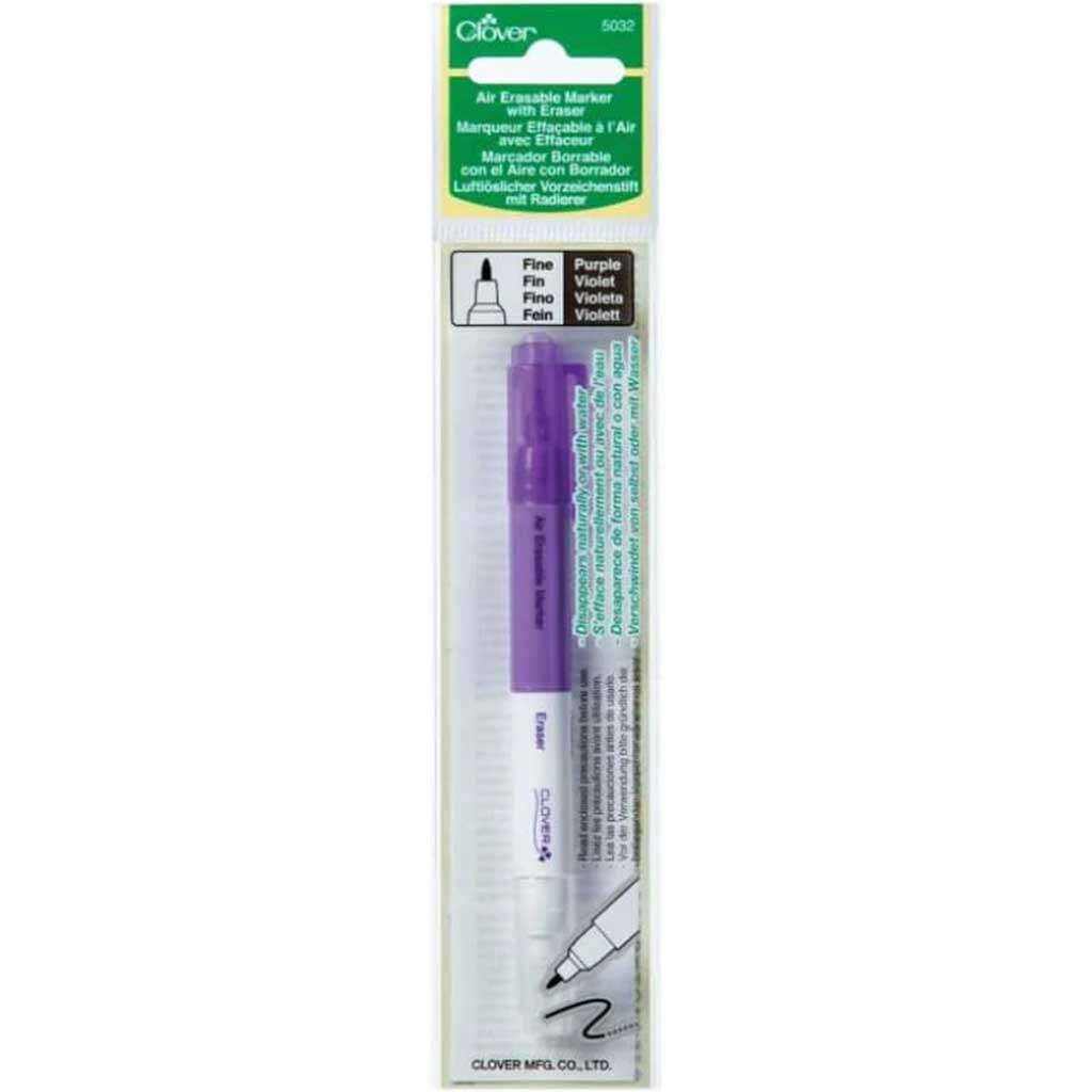 Air Erase Marker with Eraser Purple 