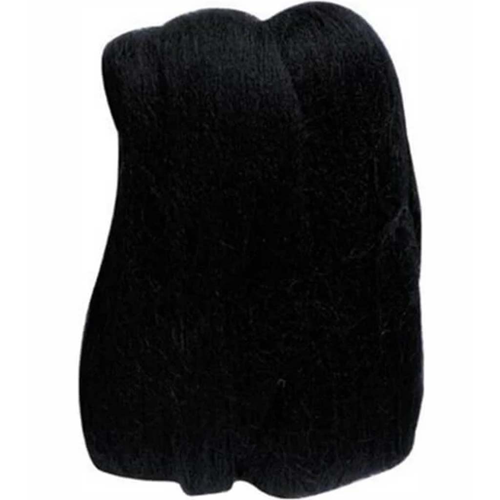 Natural Wool Roving Black 