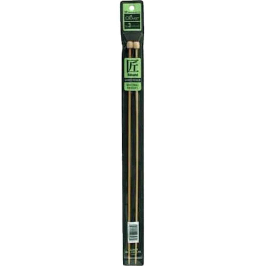 Clover Bamboo Knitting Needle 13 Inches Size 3 