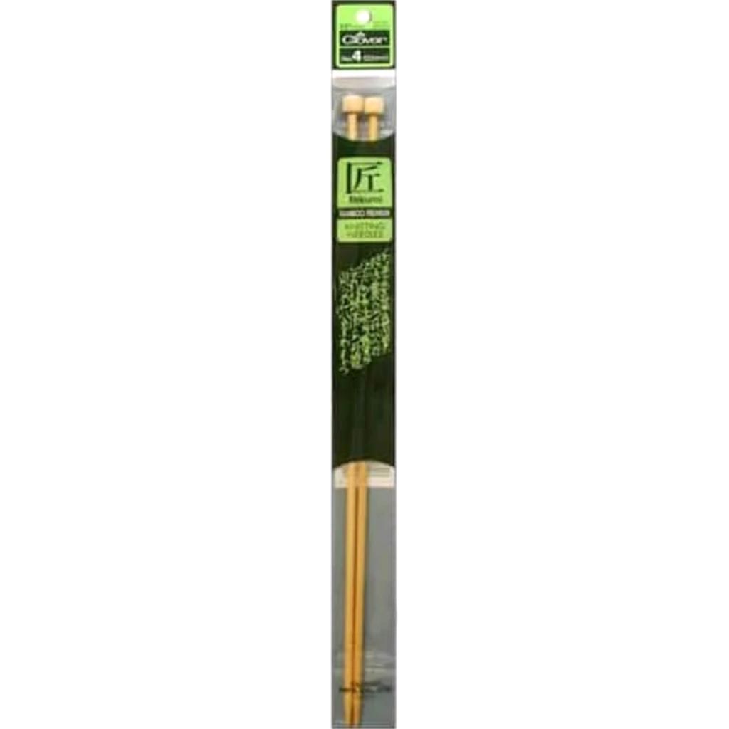 Clover Bamboo Knitting Needle 13 Inches Size 4 