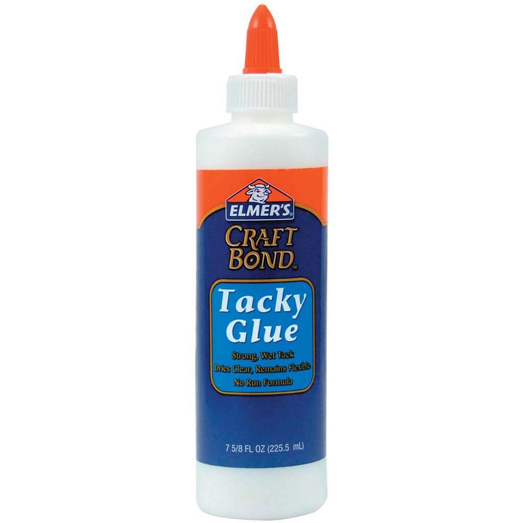 Elmer&#39;s Craftbond Tacky Glue 8oz White