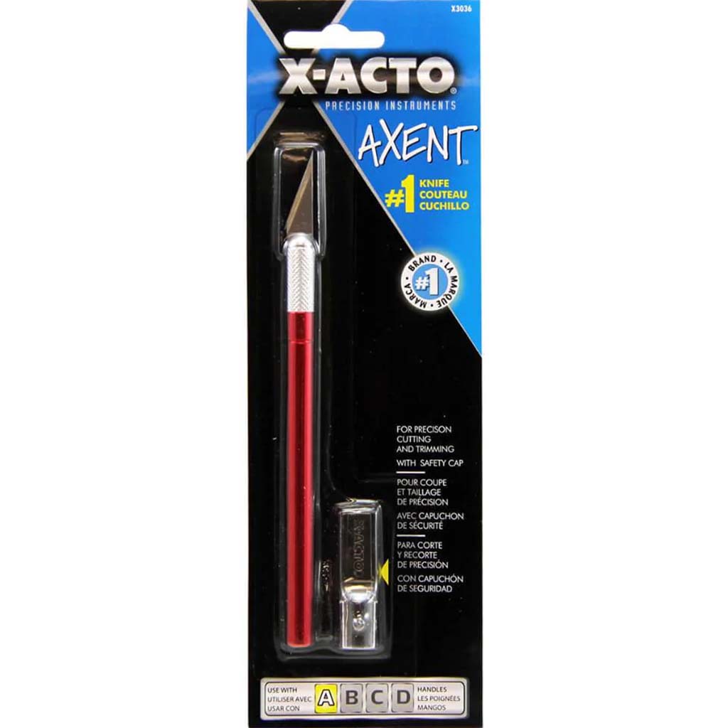 X-Acto Red Axent Knife With Cap 