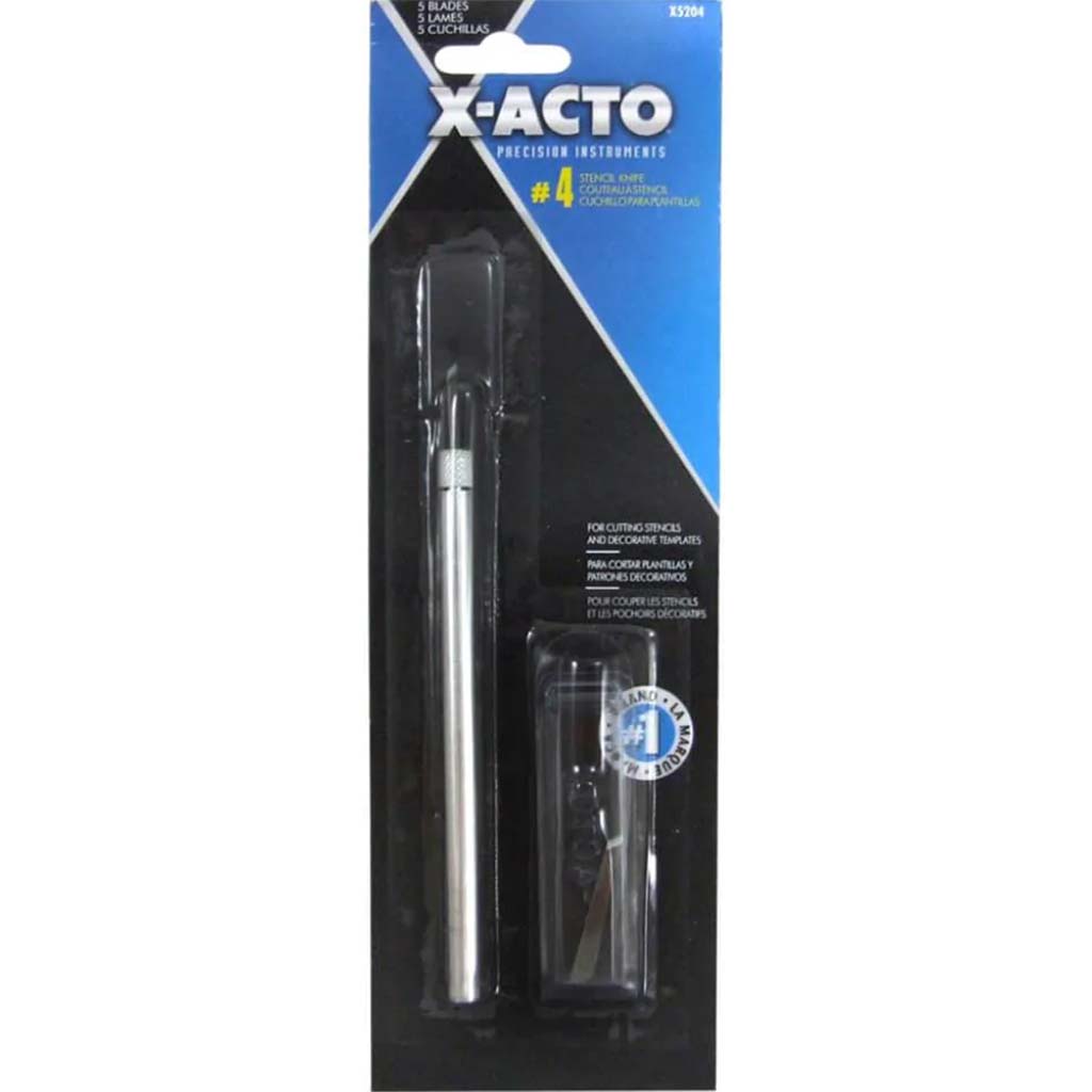 X-ACTO #4 STENCIL KNIFE SET CARDED 