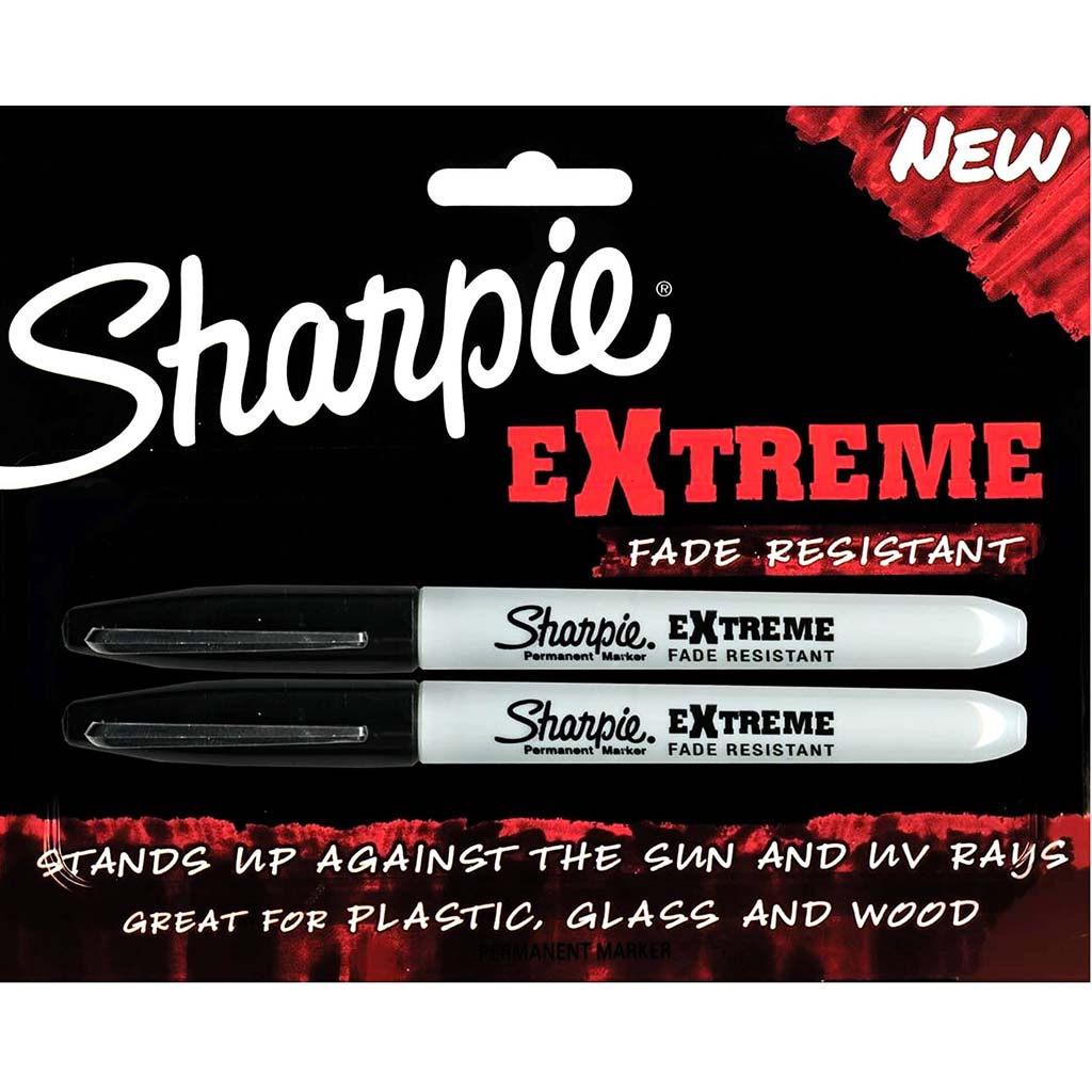 SHARPIE PERMANENT MARKER EXTREME FADE RESISTANT BLACK 