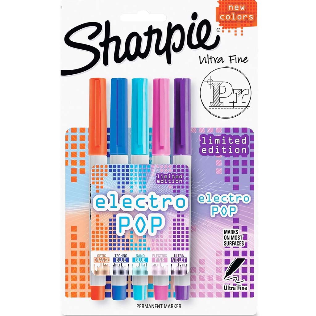 SHARPIE ULTRA FINE MARKER 5CT 