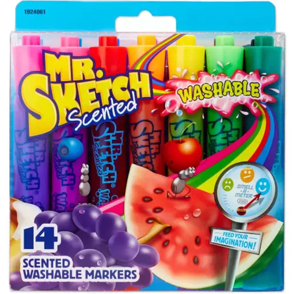 Mr. Sketch Scented Washable Chisel Marker Set of 14