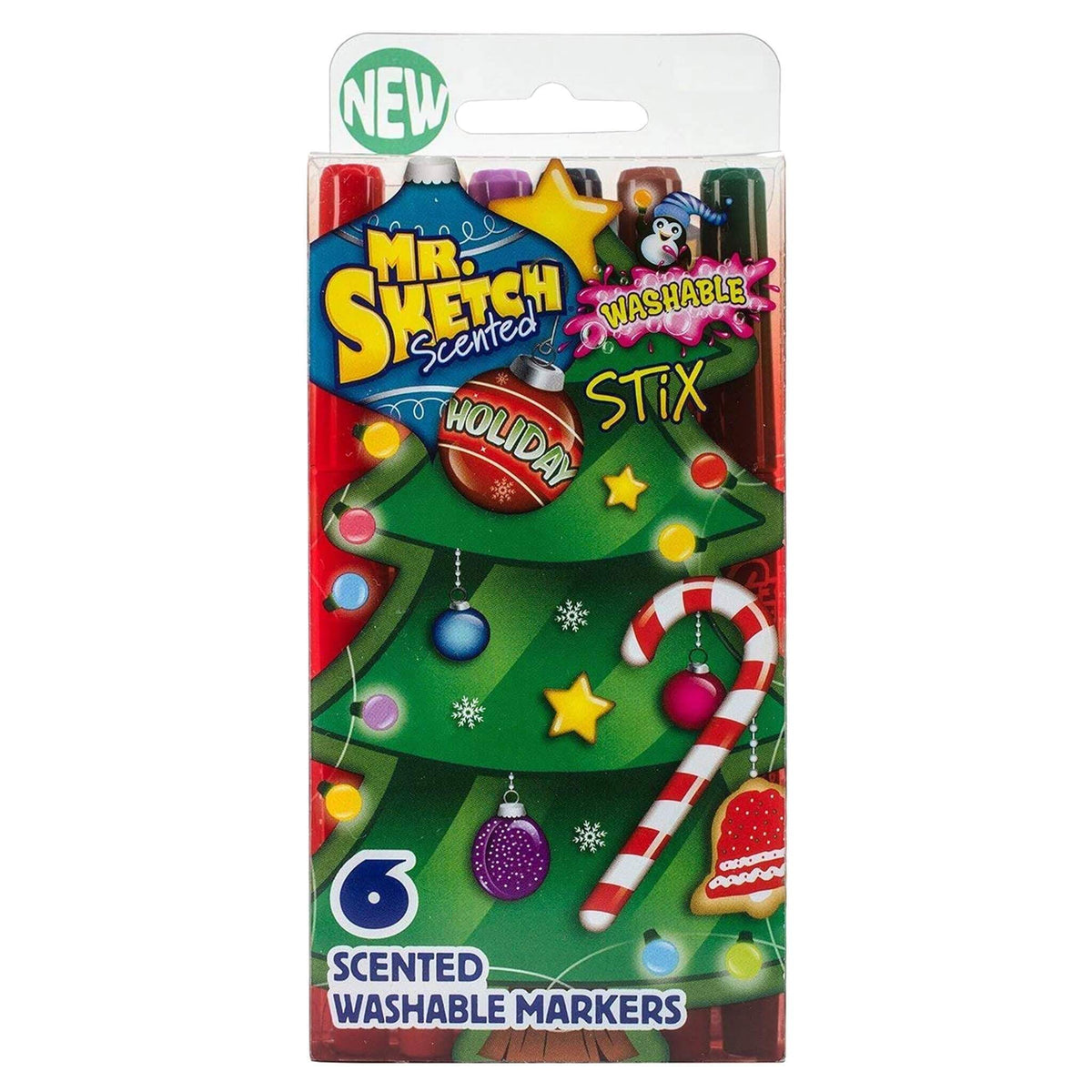 MR SKETCH SCENTED WASHABLE MARKER HOLIDAY 6CT 