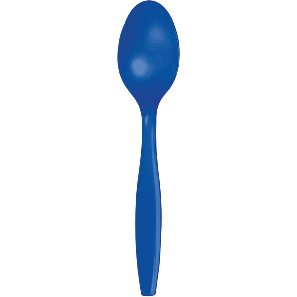 Plastic Spoon, Cobalt 