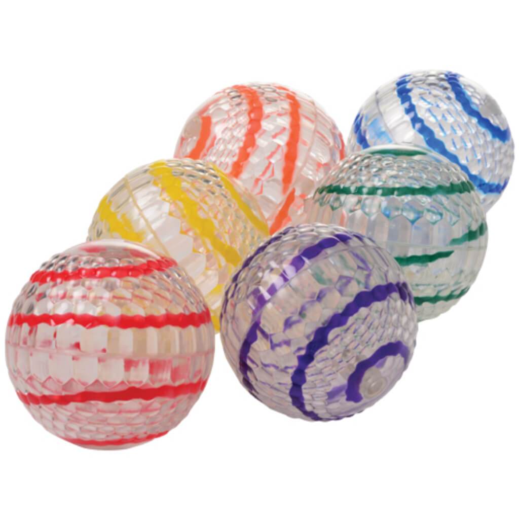 Striped Jump Ball with Light 6pc 