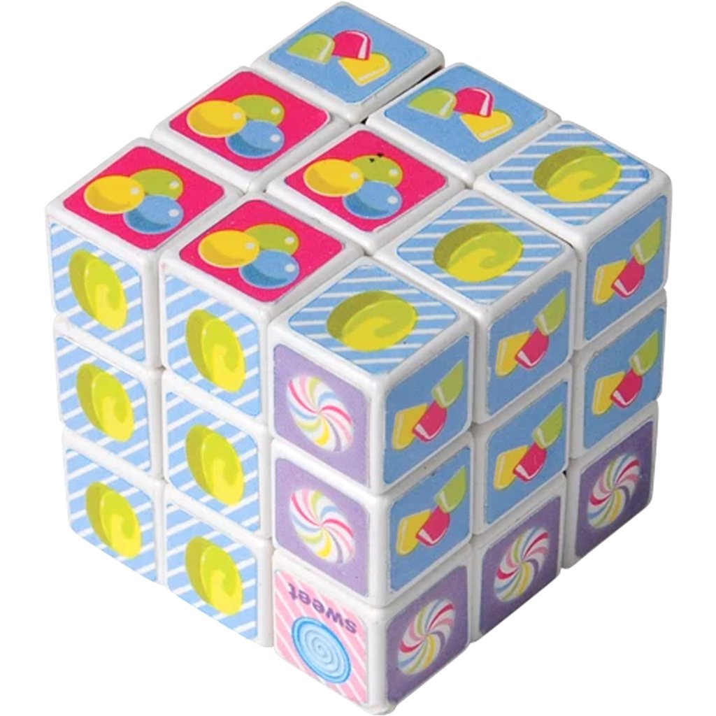 Mini Candy Puzzle Cube 4ct