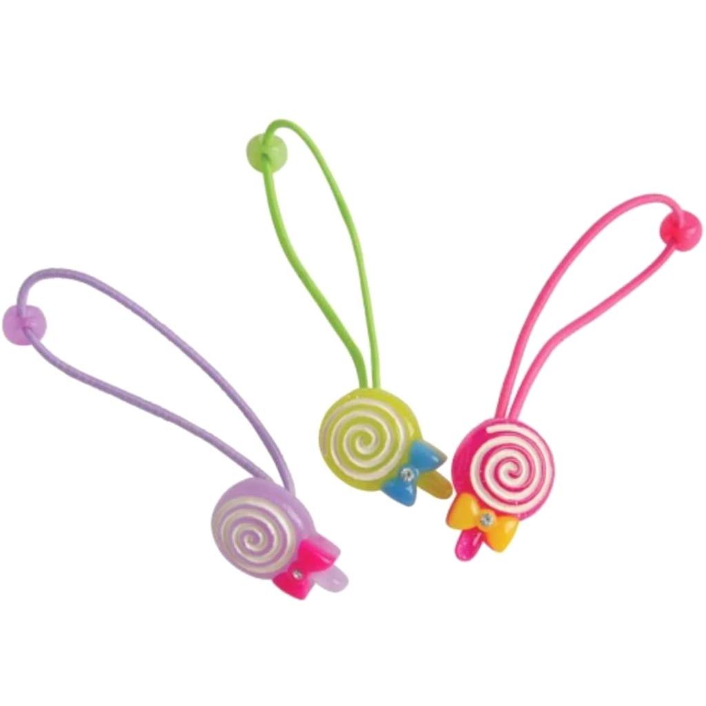 Lollipop Hair Ties 6pc 