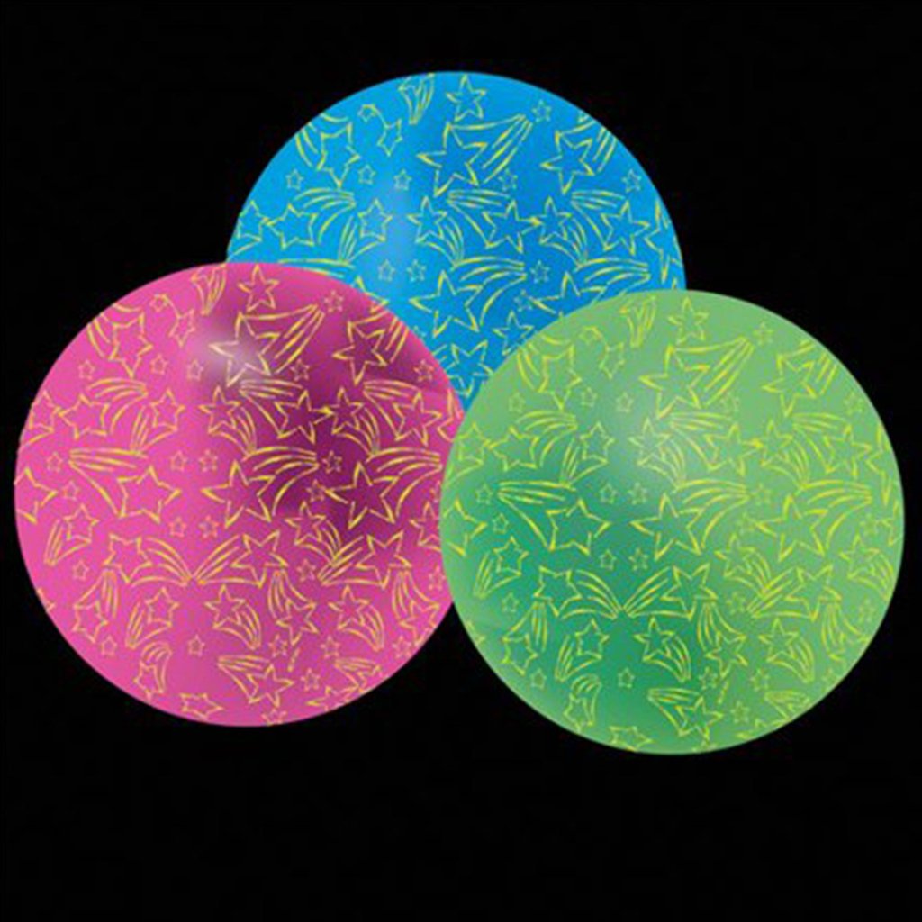 Glow in the Dark Star Beachballs