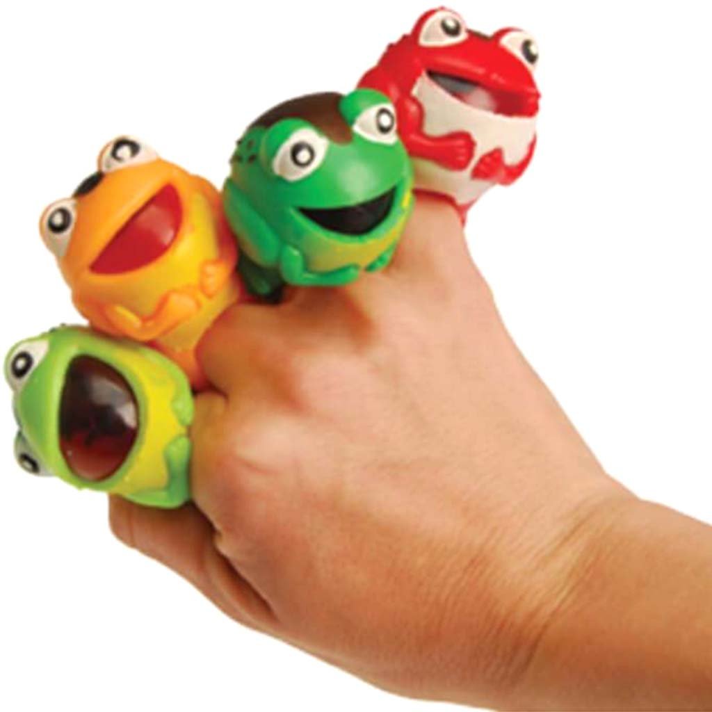 Splat Frog Rings with Fly 