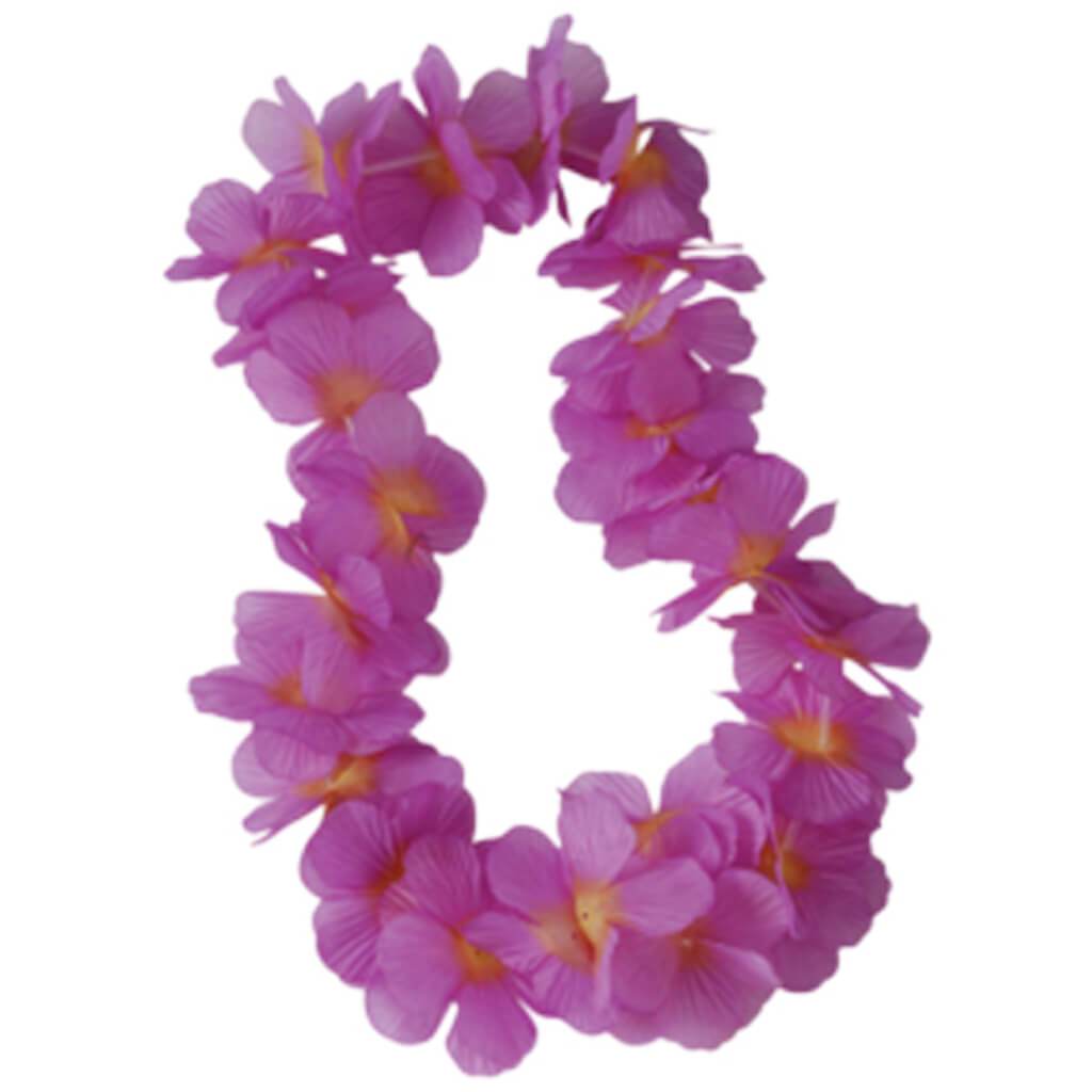 TWO TONE LARGE PETAL LEIS PURPLE 