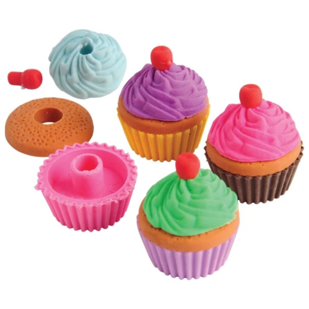 Cupcake Erasers