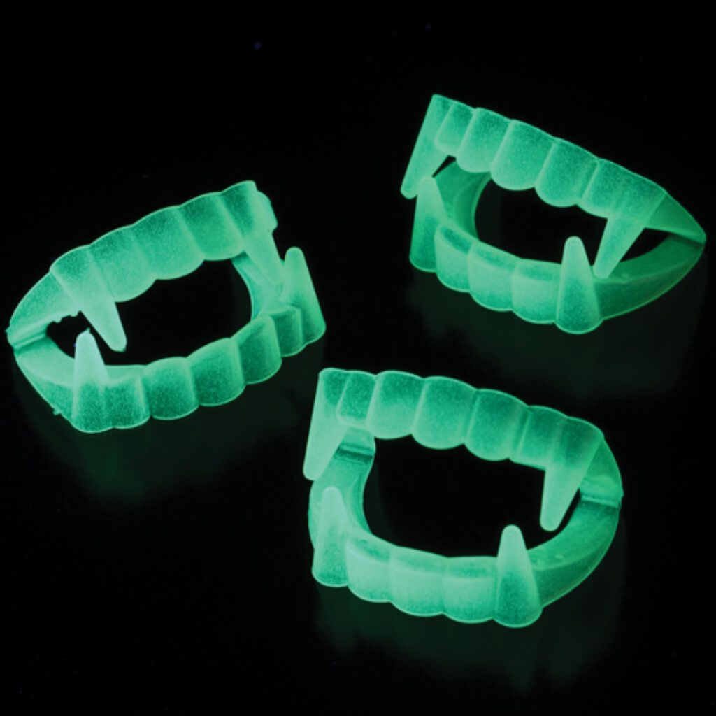 Glow in the Dark Vampire Fangs Costume Accessory 