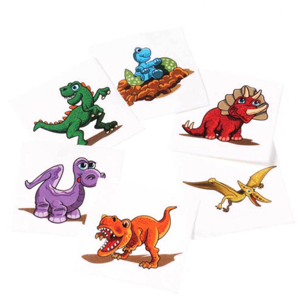 Dinosaur Temporary Tattoos 