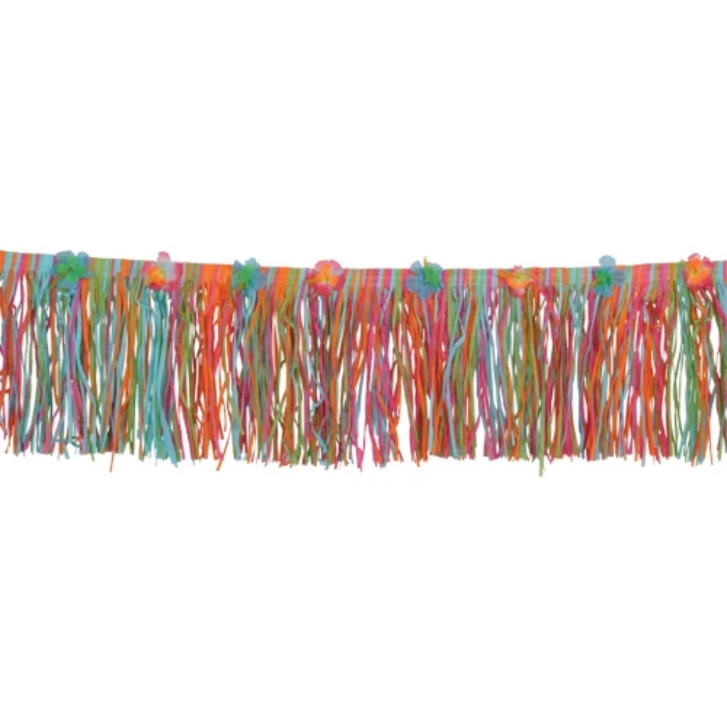 Pink Multi Paper Fringe Decoration