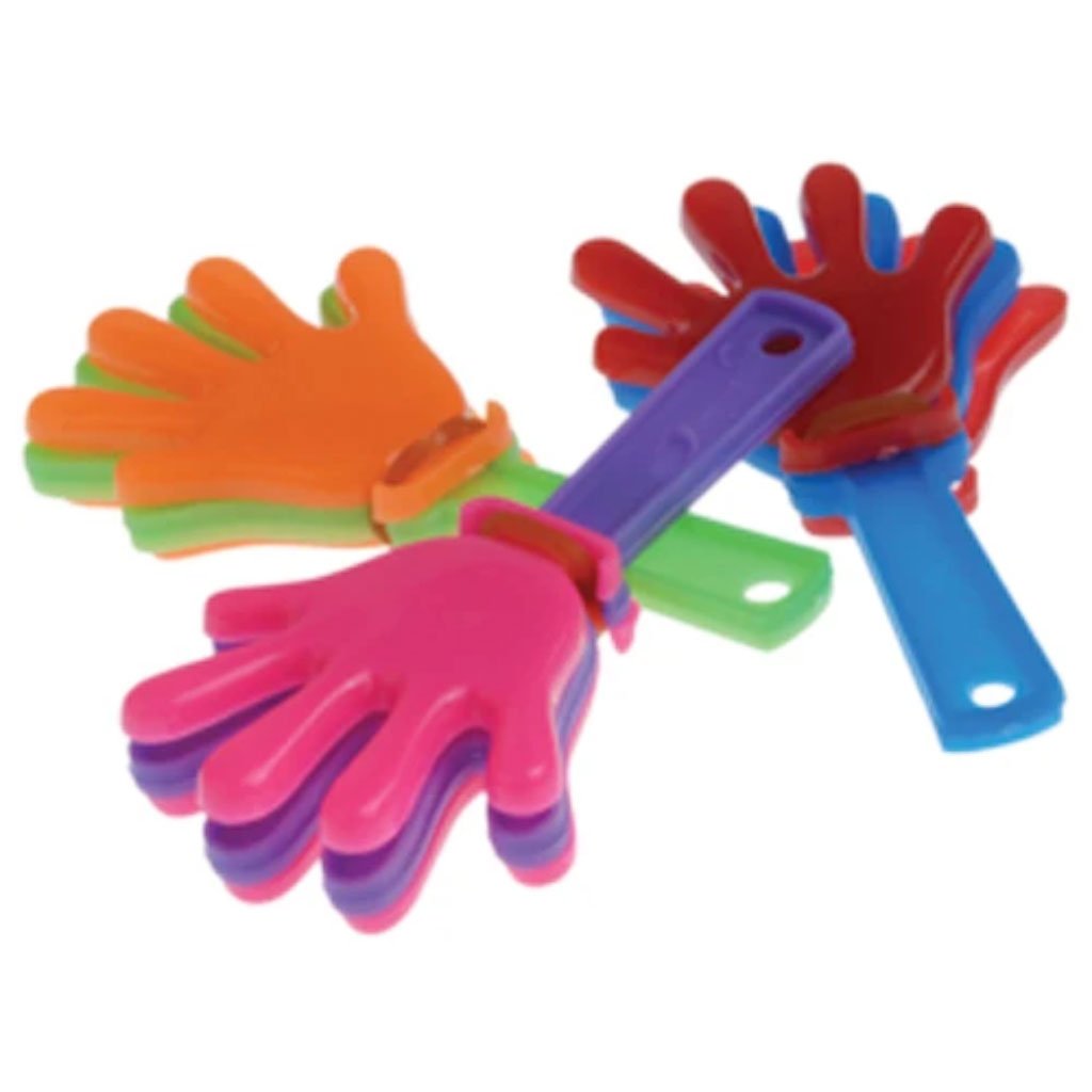 Mini Hand Clappers 36 Pcs