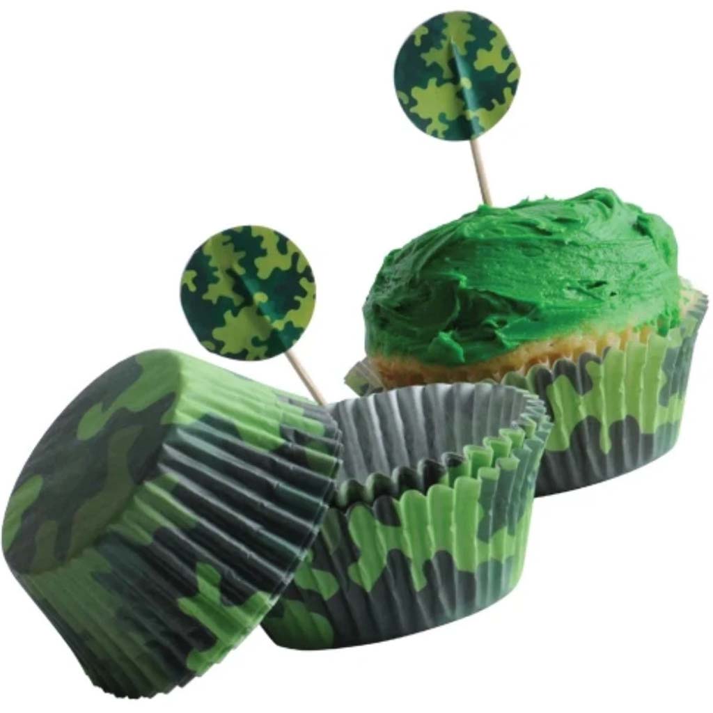 Camo Cupcake Kit/24-sets