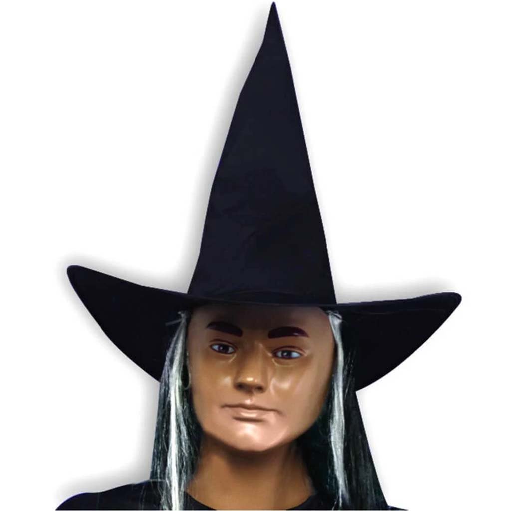 Witch Hat with Hair 