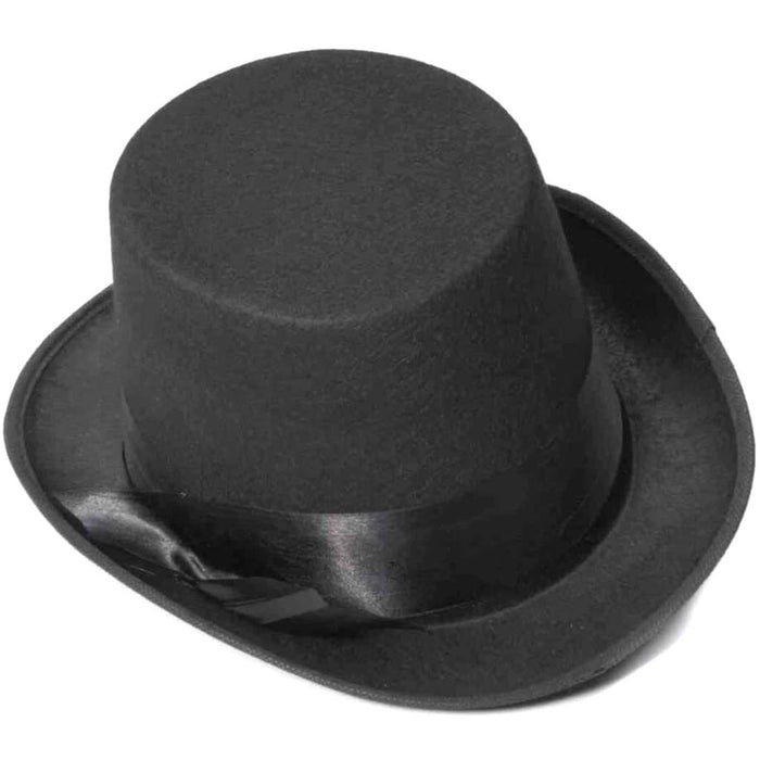 Steampunk Black Bell Topper Hat
