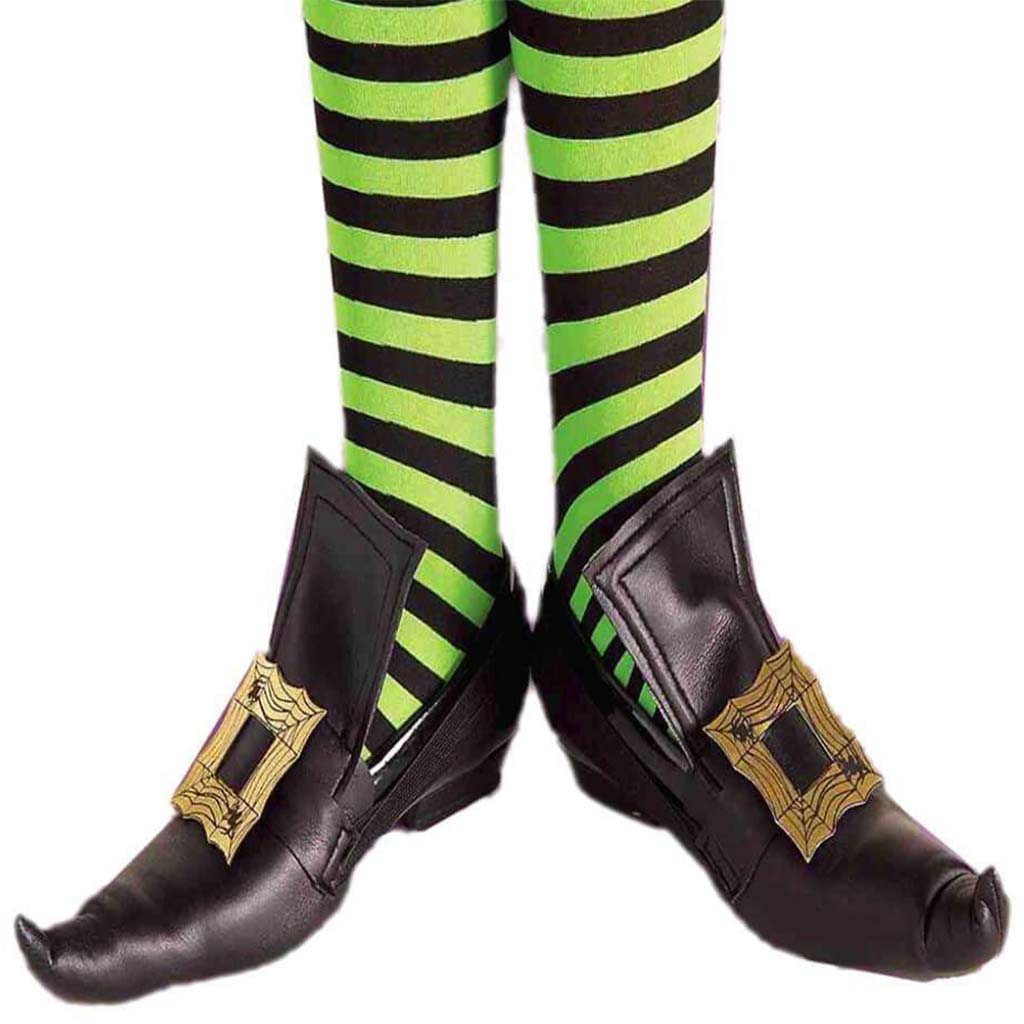 Witch Shoe Covers Gold 