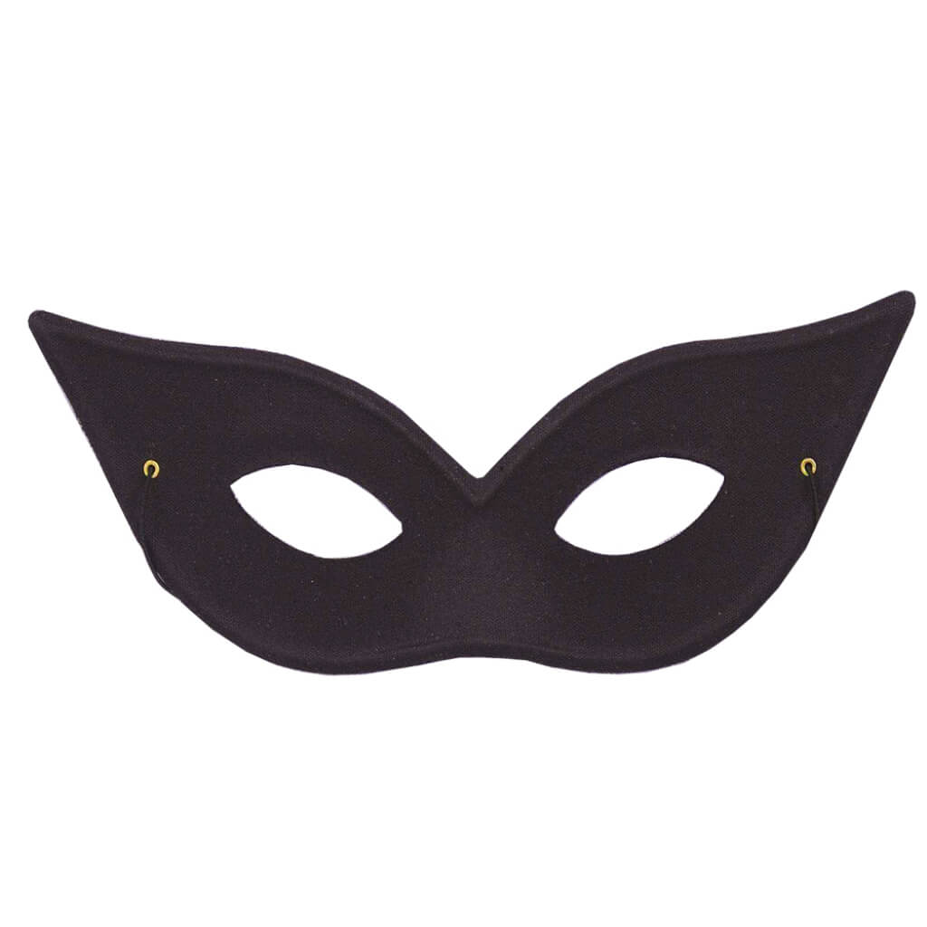 Harlequin Cat Eye Half Mask