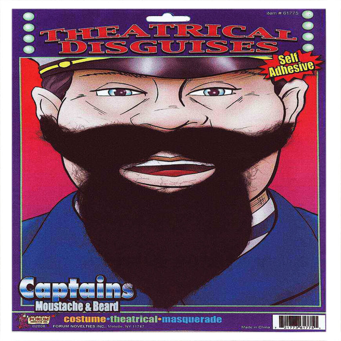 Captain's Moustache & Beard