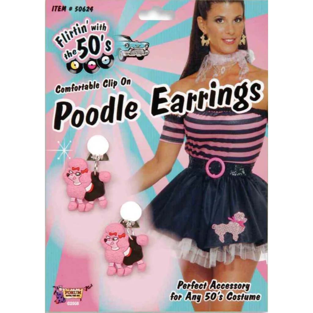 Poodle Earrings 