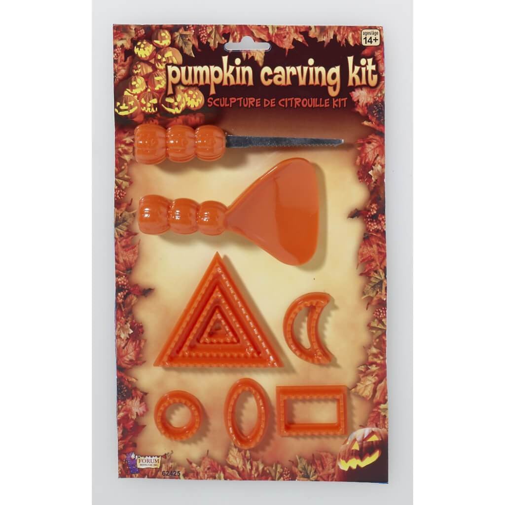 10 PC PUMPKIN CARVING SET 