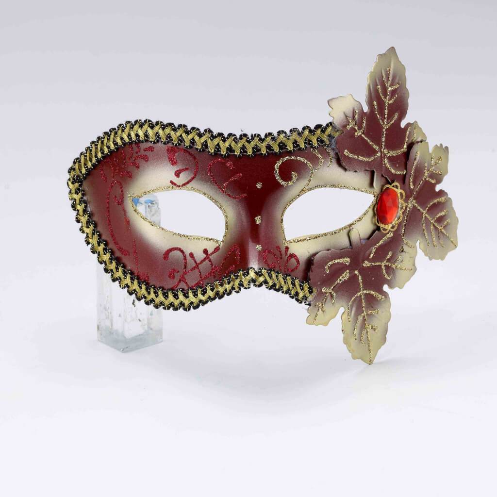 Venetian Mask with Leaves