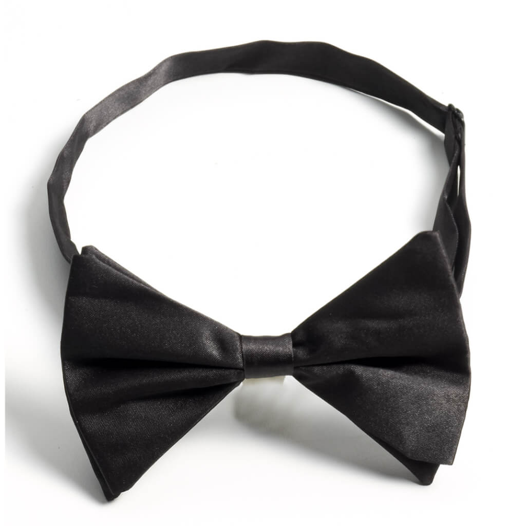 Satin Bow Tie with Neckband 