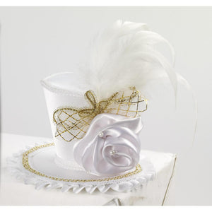 Mini Top Hat with Rose