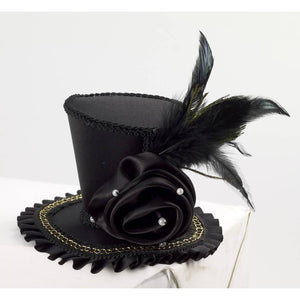 Mini Top Hat with Rose