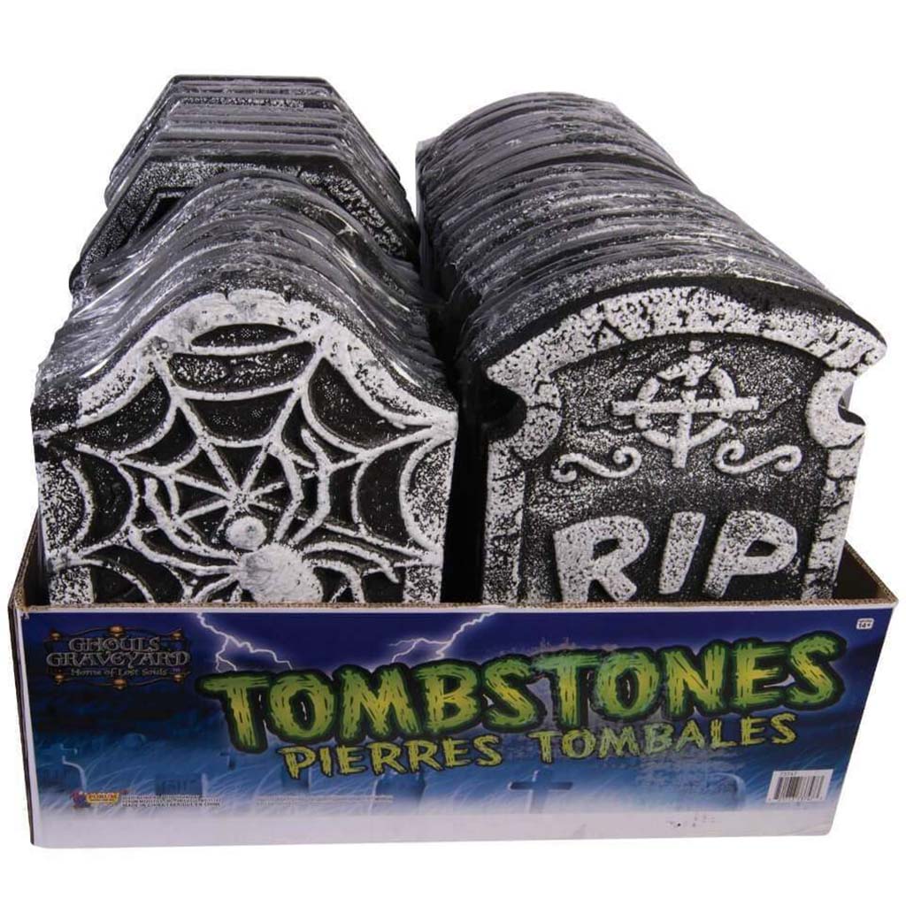 Tombstone 4 Style Assorted with Stakes 