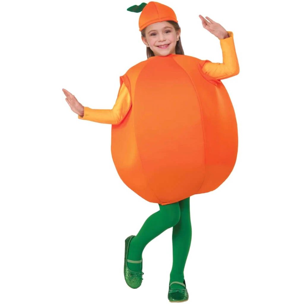 Orange fruit shop fancy dress costume