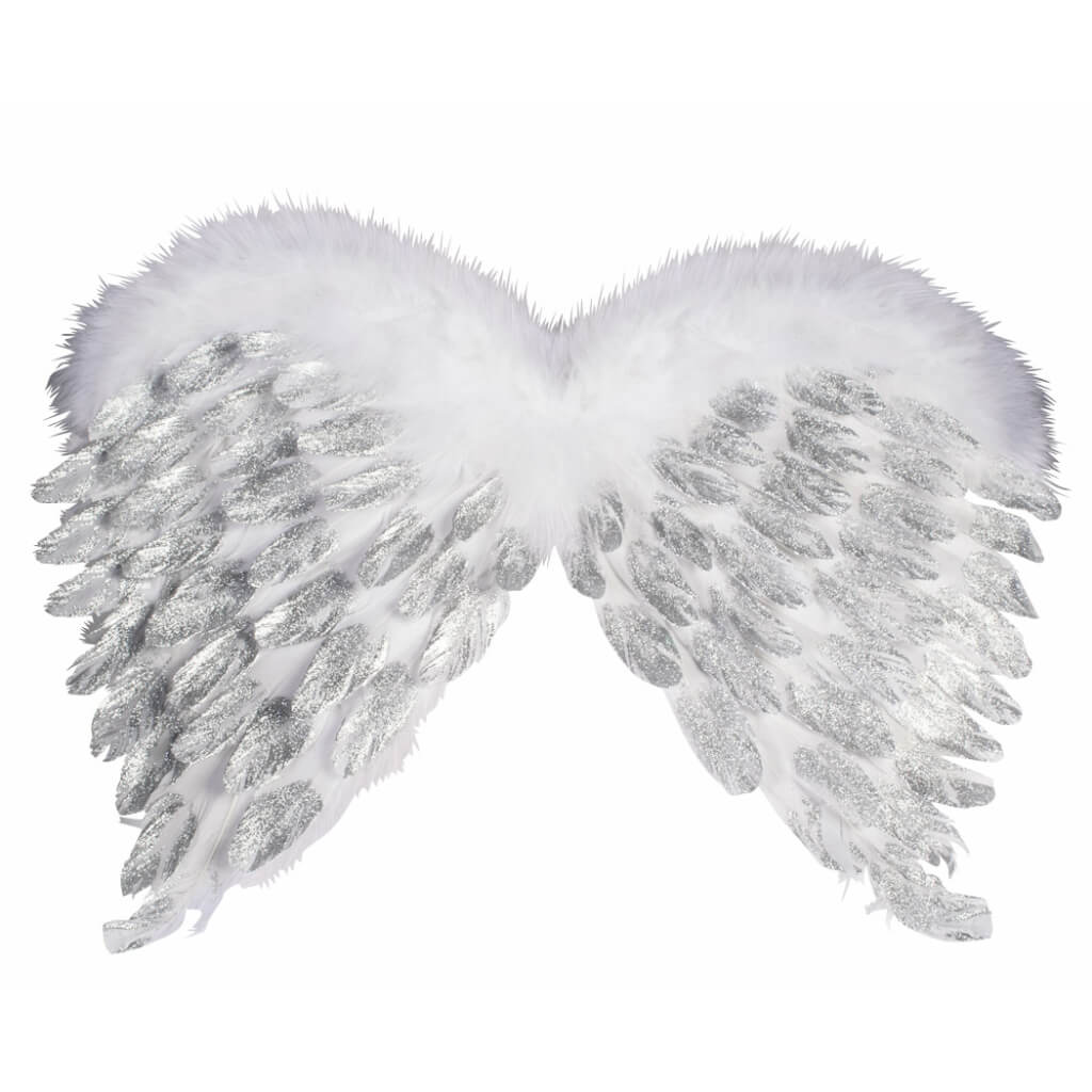 Angel Feather Wings with Glitter 