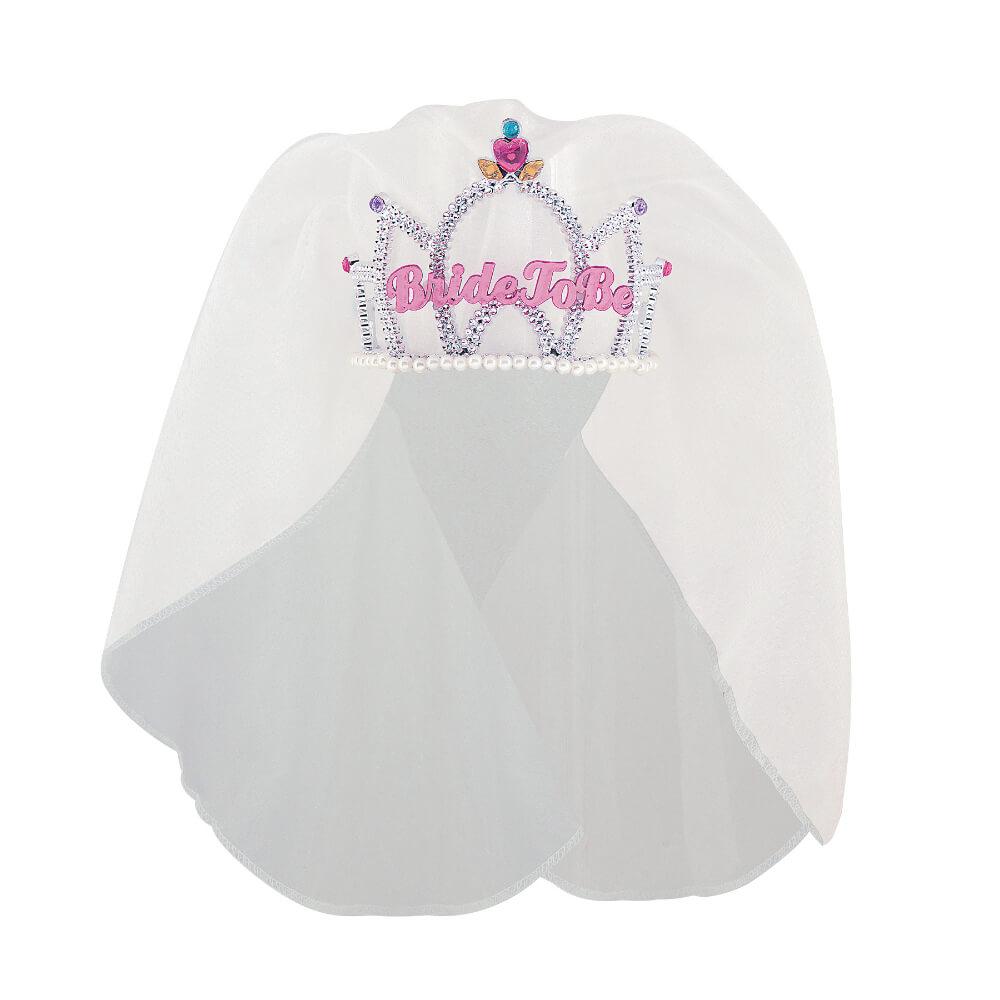 Tiara with Veil Bride To Be