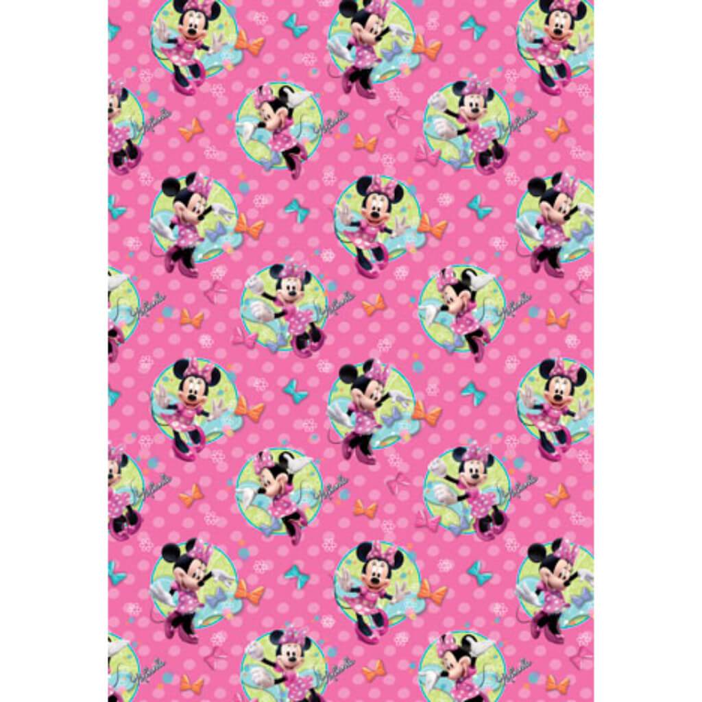 Gift Wrap 30in x 5ft, Minnie Mouse 