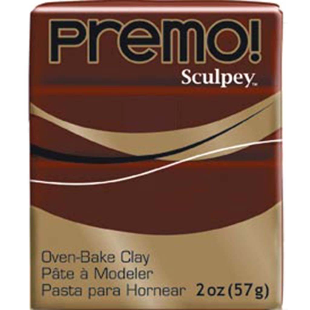 Sculpey Premo Polymer Clay 2oz Burnt Umber