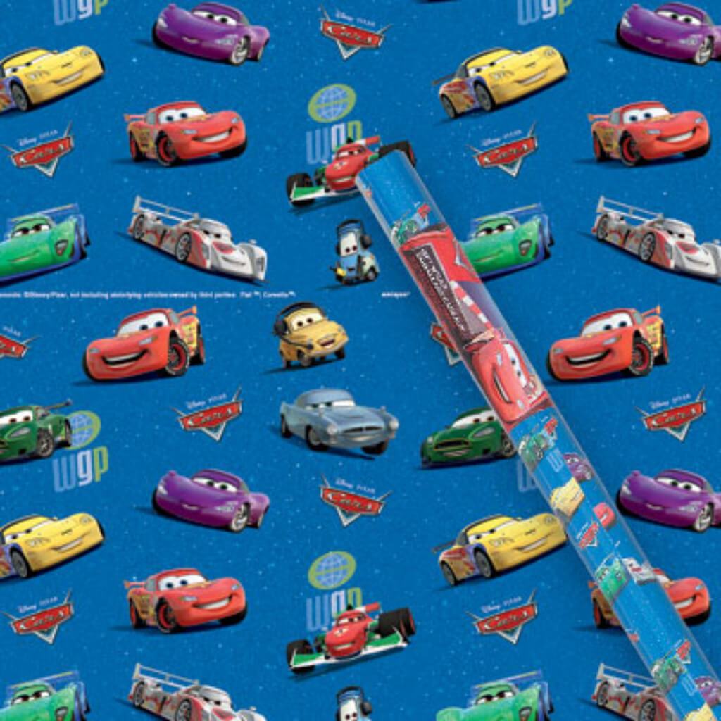 Gift Wrap 30in x 5ft, Cars 