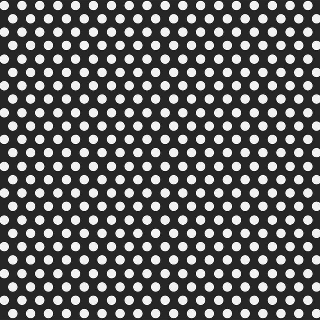 Gift Wrap 30in x 5ft, Midnight Black Dots 